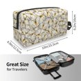 thumbnail image 4 of Goofa Different Butterflys Printed Toiletry Bag with Handle,Large Capacity Travel Makeup Cosmetic Bag for Women, Carry on Airport Airline Compliant Bag, 4 of 9