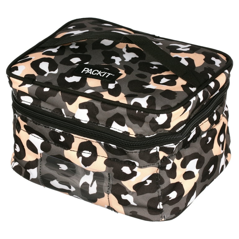 PackIt Freezable Baby Bottle and Breastmilk Storage Bag Cooler Wild Leopard Gray Walmart