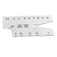 thumbnail image 2 of Cergrey 1pc Stainless Steel Screw Thread Gauge 29 Degree Grinding Gage Inspection Tool,Thread Gauge, Thread Inspection Tool, 2 of 7