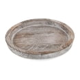 thumbnail image 3 of Plato de postre redondo Bandeja de madera para servir Decoración de baño Bandeja decorativa redonda para C, 3 of 9