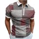 thumbnail image 1 of Tops de Algodón para las Mujeres con Cremallera de Manga Corta con Solapa Impresa Camiseta Suelta, Ligera Blusa de Cuello Redondo de Algodón de Imitación para el Hogar Y el Uso Diario, 1 of 5