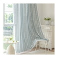 thumbnail image 4 of Curtain,Boho Curtains For Bedroom Embroidery Striped Farmhouse Linen Curtains 63 Inch Length 2 Panels For Living Room Blue Light Filtering Window Curtains Rod Pocket Drapes, 4 of 9