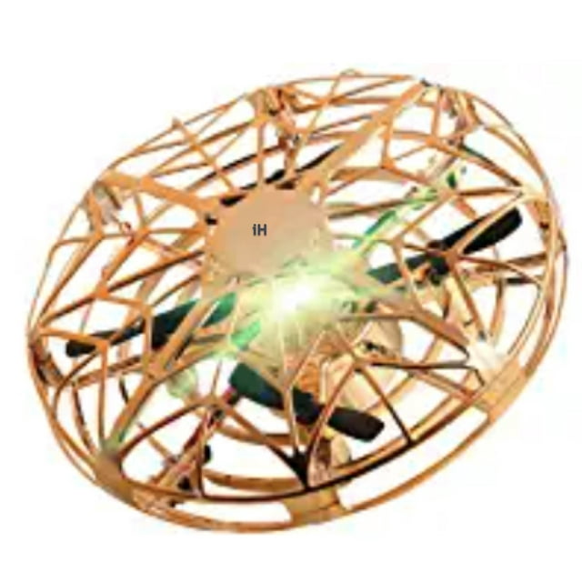 Mini Flying Toy Quadcopter Drone UFO Saucer Interactive Aircraft LED ...