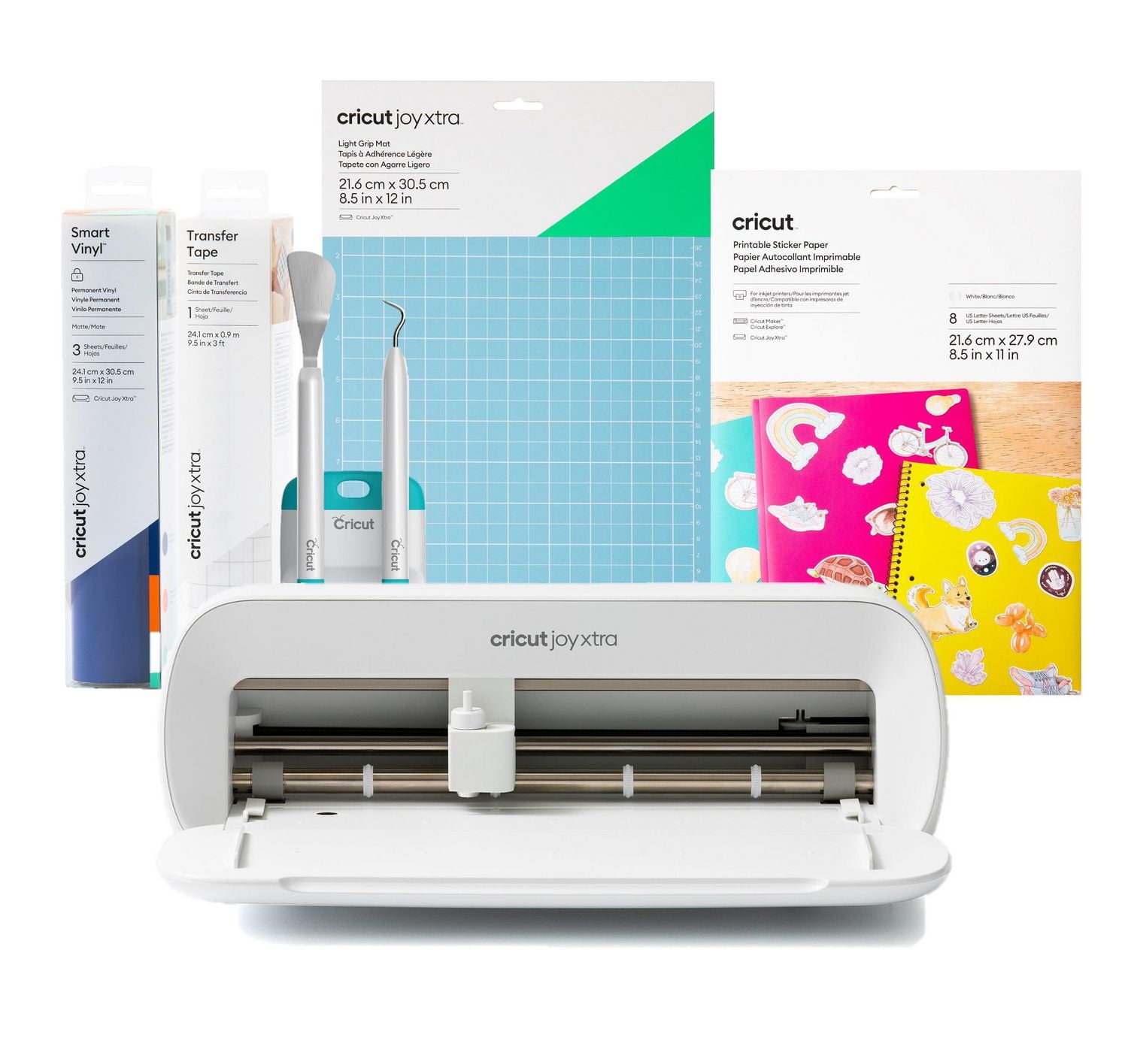 Cricut Joy Xtra™ + Vinyl & Sticker Starter Bundle - Walmart.ca