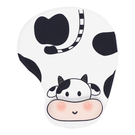 Unique Bargains 1PC Cow Style Ergonomic Computer Mouse Pad with Wrist Support Rest