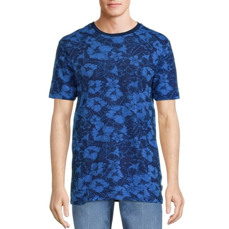 Chaps Men's Fashion Print Tee with Short Sleeves