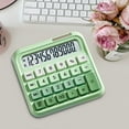 thumbnail image 3 of PPgejGEK 12-Digit Candy Color Calculator with Tilted LCD Display Large Button Auto Power Off 5.32x5.41in, 3 of 6