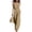 A-231 Khaki, variant on V Neck Backless Faux Gauze Linen Bib Pants for Women Summer Fall Sleeveless Casual Elastic Waist Plain Bib Pants Rompers Womens 2026 Clothes Trendy