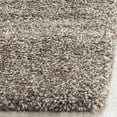 thumbnail image 3 of Milan Shag Collection Runner Rug - 2' x 12', Grey, Plush Thick Pile, Non-Shedding, Easy to Clean, Hallway & Bedroom Carpet, 3 of 16