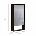 thumbnail image 3 of FM FURNITURE Modesto Engineered Wood Medicine Cabinet with Mirror in Black, 3 of 7
