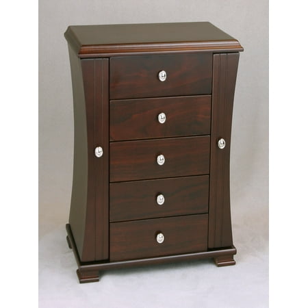 Contemporary Wooden Jewelry Box - 11.5W x 12.38H in.