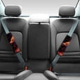 thumbnail image 2 of Chririnla Seat Belt Cover Pad Quick Install Car Seat Strap Polyester Easy to Install, Suitable for Cars Sedan, Fire Wolf Print, 2 of 8