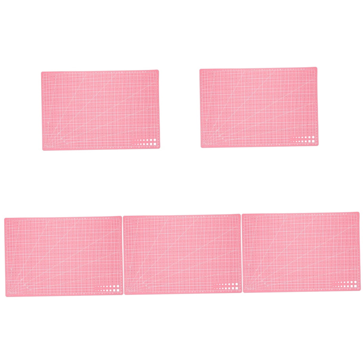 5 Count Cutting Backing Flexible Board Rotating Mat Pink Large Crafts