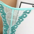 thumbnail image 4 of Bigersell Thong Underwear Women Clearance Womens Cotton Underwear High Cut Panty Style P-612 Cotton Plus Size Panties Ladies Thong Underwear Briefs Mid Waist Women's Briefs Green One Size, 4 of 5