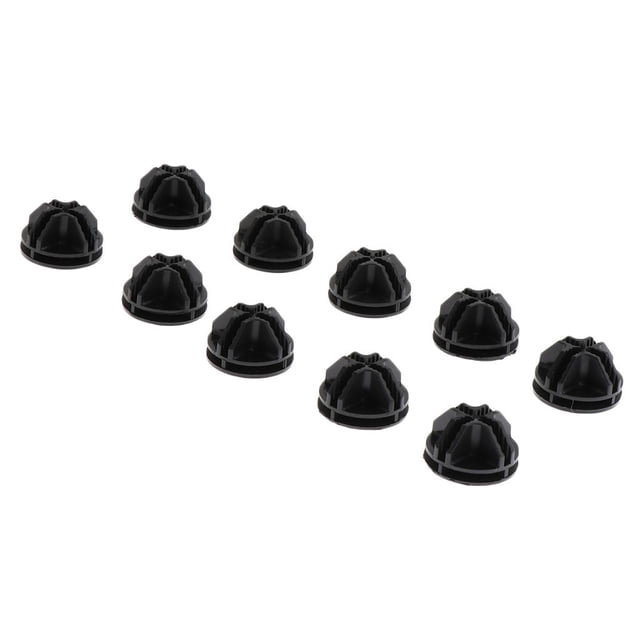 Conector de Plástico Yotijar Negro 10 Piezas Organizador