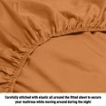 thumbnail image 3 of EIGTHTAIL Fresh Linen 1200 Thread Count California King Size Deep Pocket Solid Cotton Sheet Set (California King, 3 of 3