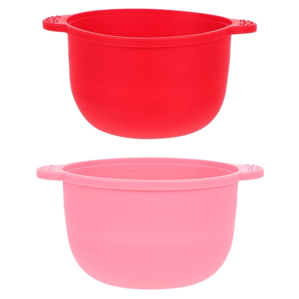 2 cuencos de silicona de repuesto para calentador de cera, cuencos para depilación