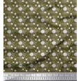 thumbnail image 1 of Soimoi Polyester Crepe Fabric Hexagon Shirting Decor Fabric Printed Yard 52 Inch Wide, 1 of 3