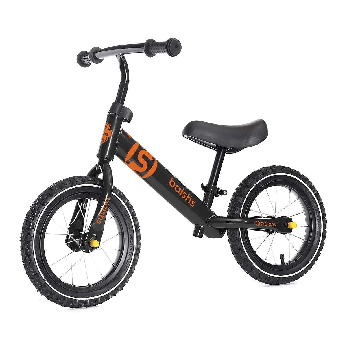 US 12'' Kids Children Walker Balance Bike No-Pedal Carbon Steel Inflatable 