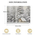 thumbnail image 2 of COMIO  Winter Snowy Forest Prints Snow Covered Pine Trees Prints Posters Wall Art Canvas Painting for Artwork Bedroom Home Christmas Decor with Inner Frame, 2 of 5