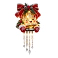 thumbnail image 2 of Christmas Porch Railing Lights, Bell Led Christmas Railing Light Reusable Holiday Decoration For Entryway, 2 of 5