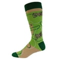 thumbnail image 4 of Men's Crop Duster Socks Funny Farting Bathroom Humor Airplane Graphic Novelty Footwear, 4 of 7