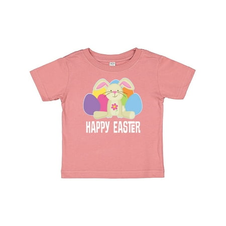 

Inktastic Happy Easter Bunny Holiday Eggs Gift Baby Girl T-Shirt