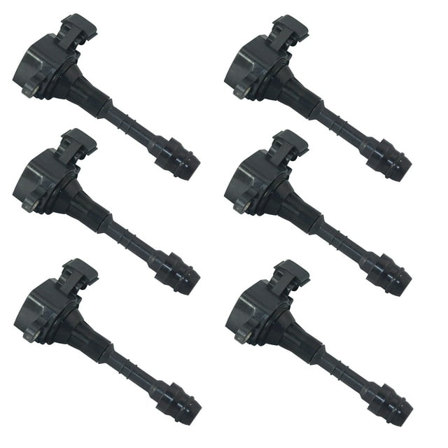 Set of 6 Hitachi Direct Ignition Coils for Infiniti 3.5L Nissan Maxima Suzuki V6