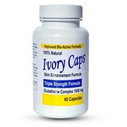 Ivory Caps Skin Enhancement Glutathione Complex 1500mg - Triple Strength Formula - New Low Price!
