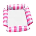 thumbnail image 1 of Sillas de hamaca flotantes para piscina, silla flotante de agua para adultos con patrón de rayas, silla de salón flotante inflable para piscina para, 1 of 8