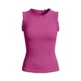 thumbnail image 6 of Jaunzuar Sleeveless Tops for Women Crew Neck Solid Color Wide Strap Tank Tops Summer Trendy Casual Tops, S-2XL, 6 of 6
