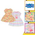 thumbnail image 3 of Peppa Pig Arcs-en-Ciel et Filles Suzy Robe Twin Pack Marchandise Officielle, 3 of 5