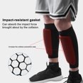 thumbnail image 5 of Dbuoem Soccer Shin Guards for Youth Adult Calf Compression Sleeve with Honeycomb Pads Protective Gear for Football Soccer, 5 of 8