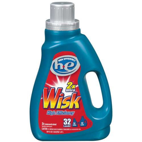 Wisk 2X Ultra HE 32 Loads Liquid Laundry Detergent, 50 Fl. Oz