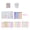 102 piece set, variant on Sticker Pack for Student Handmade Cartoon Stickers with Keychain for Customizing Stationery Scrapbooking Accessories
