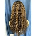 thumbnail image 6 of LEMENTINE Full Frontal Lace Glueless #P4/27 Highlight piano Color WATER WAVE 200% High-Density Pre-Plucked Human Hair Wigs Long Hair, 18"-30", 6 of 9