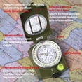 thumbnail image 3 of Compass: Accurate Durable Lightweight Orienteering Compass with Strap and Carrying Case, Glow in The Dark Waterproof Hiking Essentials for Camping Backpacking, Best Survival Gifts for Kids, 3 of 7