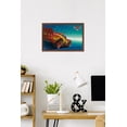 thumbnail image 2 of Disney Pixar Cars (2006) - Kachow! Lightning McQueen Wall Poster, 14.725" x 22.375" Framed, 2 of 5