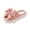 Pink, variant on Willtoo Women Summer Slippers Open Toe Bow Shoes Memory Foam House Slippers Non Slip Rubber Sole Sandal Indoor Outdoor Walking Shoes