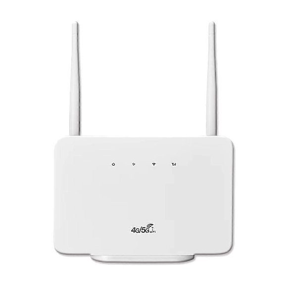 4G LTE CPE Router Modem 300Mbps Wireless Hotspot External Antenna with Sim Card Slot for Home Travel Work EU Plug