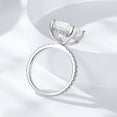 thumbnail image 6 of 5ct 18K Gold Princess Cut Moissanite Engagement Rings for Women D Color VVS1 Moissanite Rings Jewelry S925 Sterling Silver Women Diamond Rings with Certificate, 6 of 9