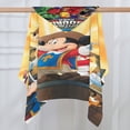 thumbnail image 4 of Mickeys, Donald, Goofy: The Three Musketeers beach Cape Towel.Children's version 30inx50in., 4 of 9