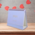 thumbnail image 6 of ibasenice Lavender Daily Desk Calendar with Thick Paper, Spiral Bound Planner for Office and Home Organization, 6 of 8