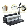 thumbnail image 2 of TD-1231 34 Holes Metal Double Wire-O Punch Binding Machine A3A4 Puncher Binder, For Office, School,Business ,Easy to Use, 2 of 6