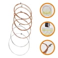 thumbnail image 4 of 6 pcs Stainless Steel Guitar Strings Acoustic Guitar Strings Musical Instrument Guitar Strings, 4 of 5