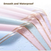 100pcs 10Colors Wrapping Paper, Waterproof Flowers Packaging Paper, DIY Wrapping Sheets for Gift Box Florist Bouquet 23 x 23 in