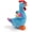 Pink, variant on Dog Teeth Cleaning Toy, Knotted Tri Color Rooster with Squeaky Sound, Interactive Pet Toy for Large Dogs Puppies Cats(blue)Q