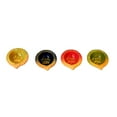 thumbnail image 3 of Way To Celebrate Diwali Decoration 4 Count Metal Casted Diyas Multicolor Finish, 3 of 7