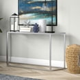 thumbnail image 5 of Evelyn&Zoe Levi 55" Wide Trapezoid Console Table in Silver, 5 of 8