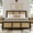 Black, variant on 2025 New Bed Frame with Headboard, Bohemian Rattan Platform Bed Frame with Strong Metal Slats Support, No Box Spring Needed, Noise-Free Design